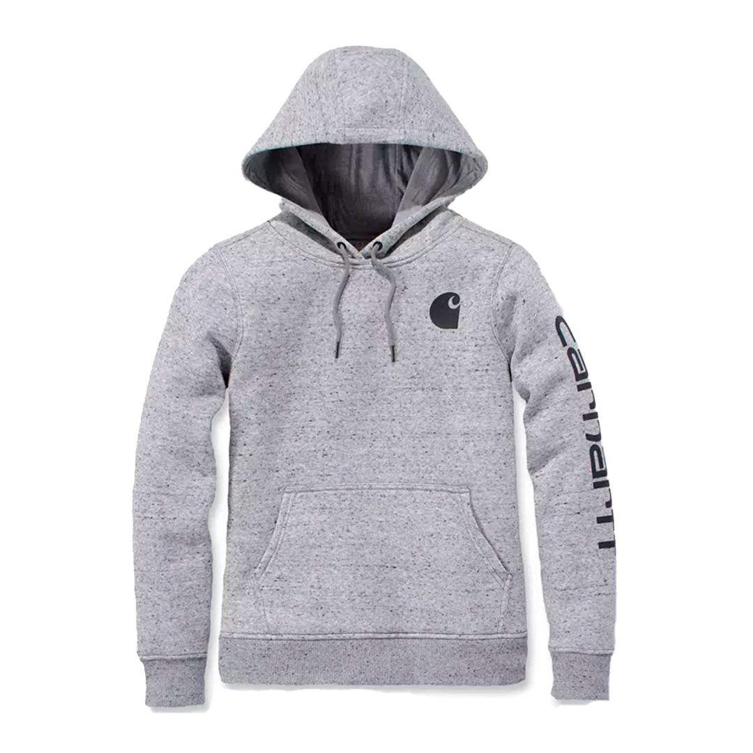 Carhartt Carbon Heather Clarksburg Hættetrøje - Dame