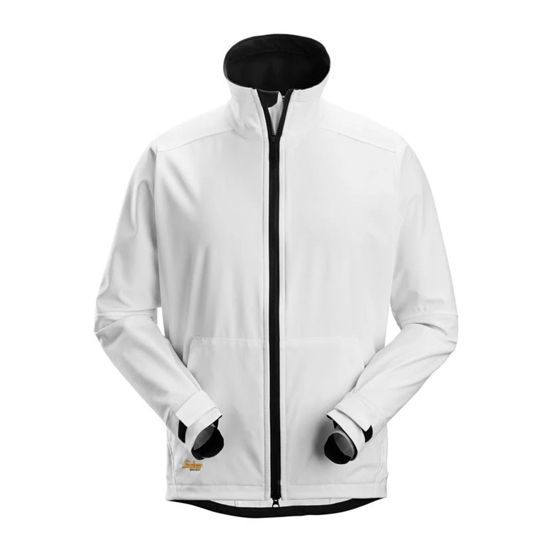 snickers hvid arbejdsjakke front