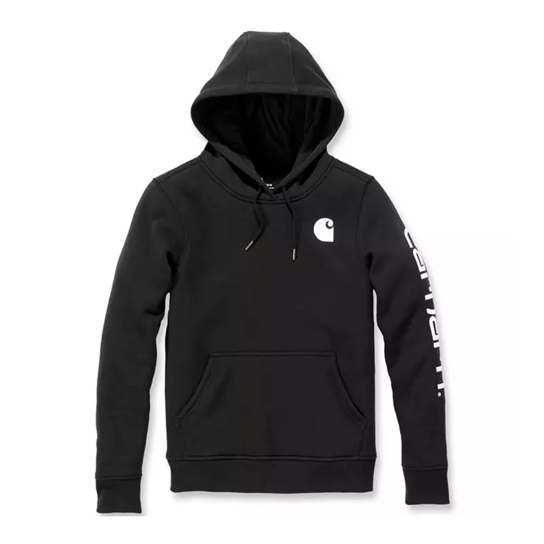 Carhartt Carbon Heather Clarksburg Hættetrøje - Dame