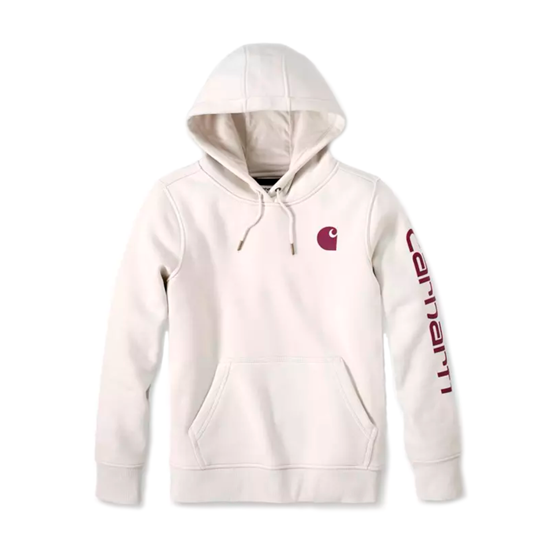Carhartt Women's 102791 CRH Carbon Heather Graphic Clarksburg Pullover Hoodie