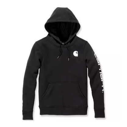 Carhartt Women's 102791 CRH Carbon Heather Graphic Clarksburg Pullover Hoodie